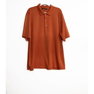Greg Norman XX-Large Orange Polo Shirt Play Dry Performance Fabric